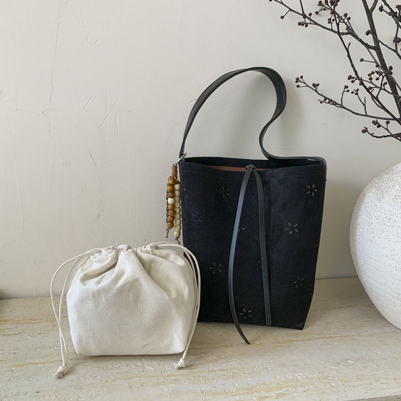 Borsa a tracolla da donna in pelle scamosciata, versatile, casual, opaca, con design alla moda, da pendolare, da ascella_voghion.com