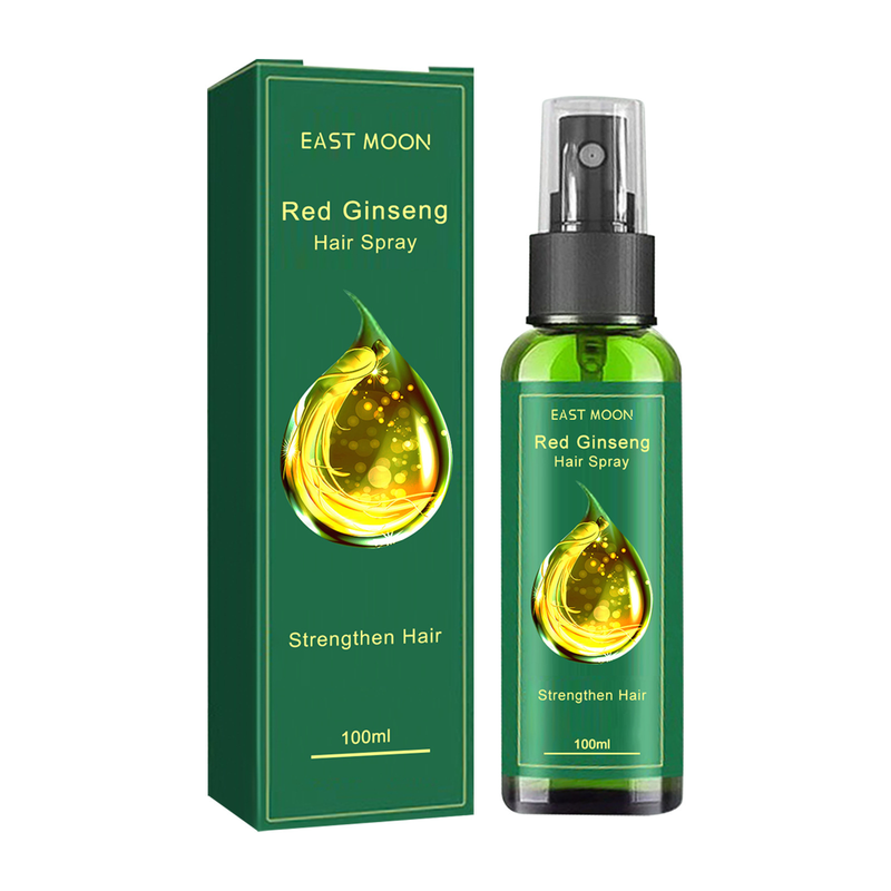 Siero Spray Crescita Ginseng Rosso Ripristina Calvizie Diradamento Cuoio Capelluto Trattamento Più Spesso Idratante Nutrizione Anti H_voghion.com