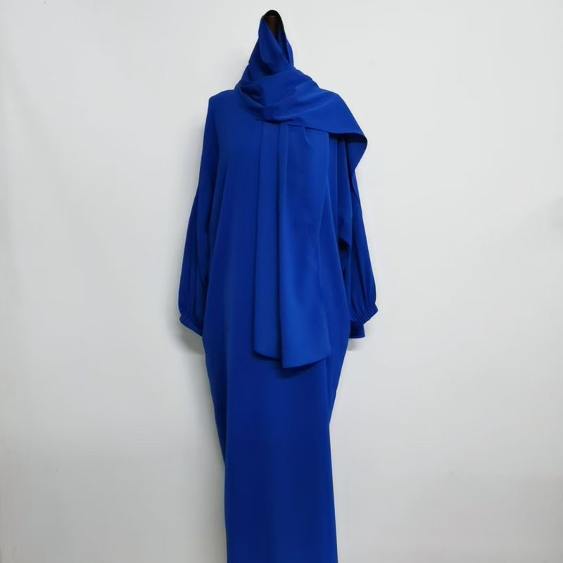 Dammekleeder Turban Robe Populärt Eenfaarwegt Einfacht Kleed_voghion.com