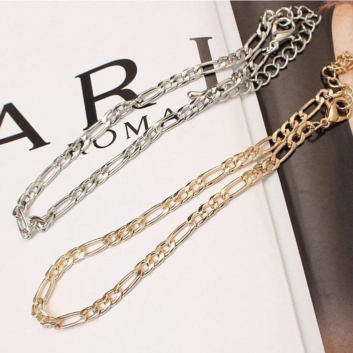 E058 Mode Einfache Vielseitig Metall frauen Fußkettchen Fuß Bare Kette Schmuck_voghion.com