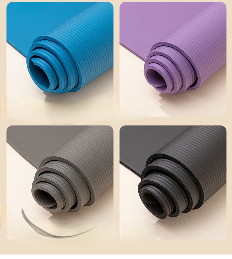 NBR Yoga Wide Thick Dance Fitness Exercise Extra Long 2cm Sleeping Mat_voghion.com