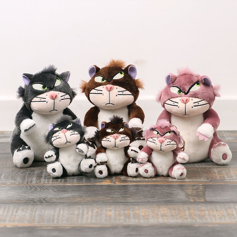 Ciondolo per borsa con bambola gatto strabico Bambola calmante con gatto Bambola regalo per la festa dei bambini_voghion.com