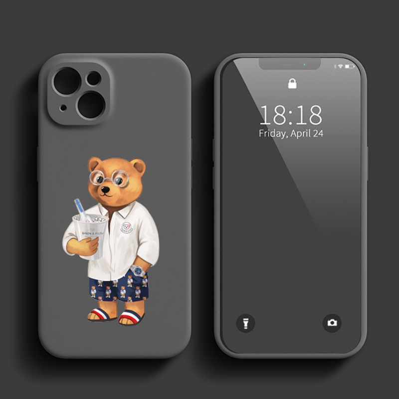 Unisex Trendy Bear mobile phone case_voghion.com