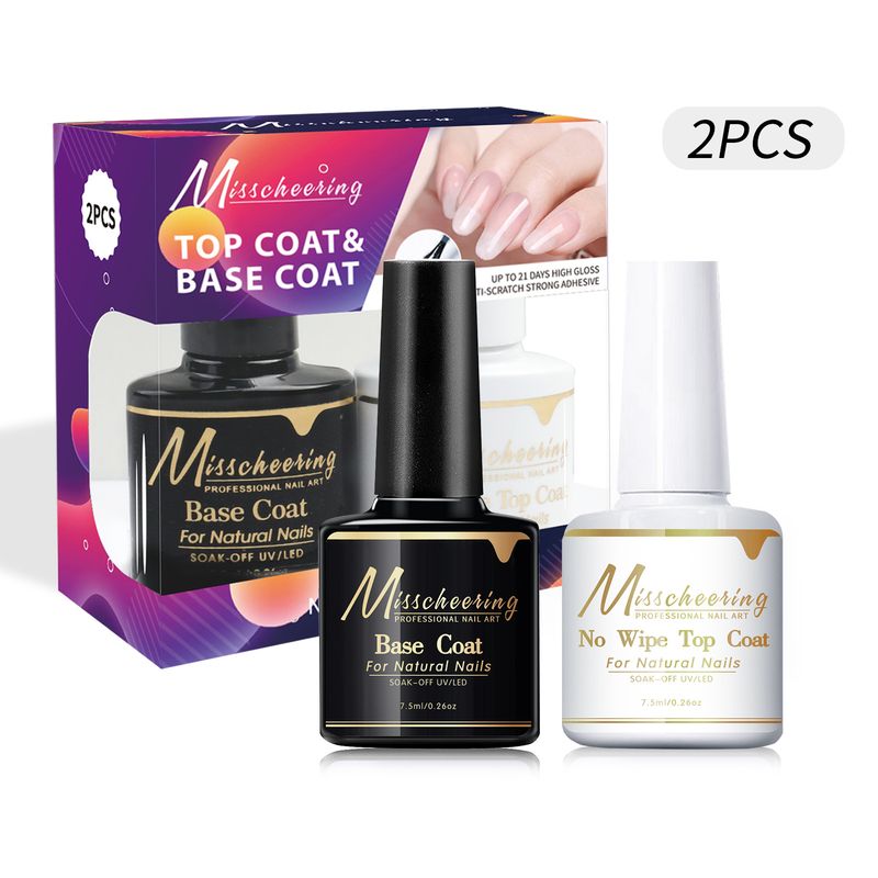 Art Quick Dry 7ML Polish Functional Set Removable Base Top Coat UV Gel Nail Salon_voghion.com
