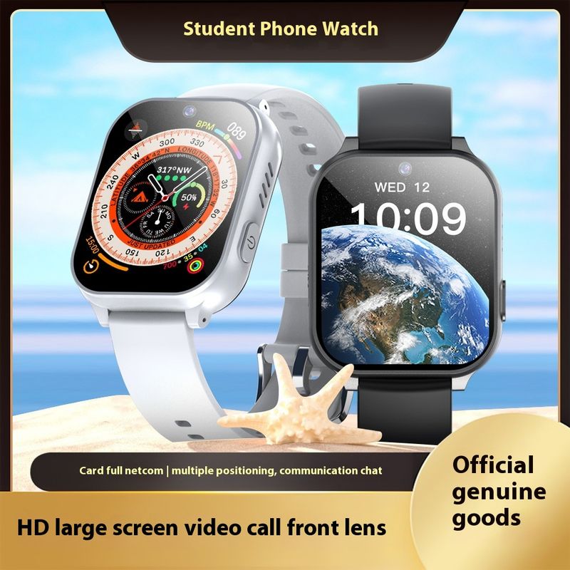 DW18 ultra lange Akkulaufzeit 4G Vollnetzwerkkarte Einstecktelefon Kinder Smart Watch Positionierung AI Stimme bequem_voghion.com