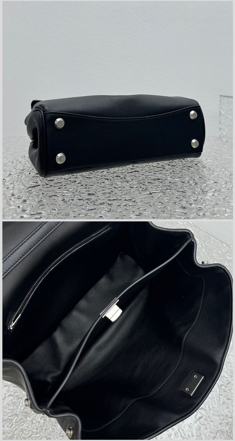 Women's Bags New one shoulder underarm tote bag bag genuine leather lazy style large capacity commuter bag unisex_voghion.com