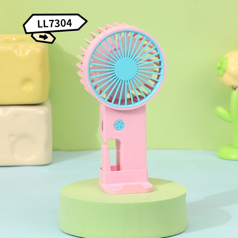 Minimalistischer tragbarer Mini-Handventilator mit Karabinerhaken, wiederaufladbar über USB, kleiner Desktop-Ventilator_voghion.com