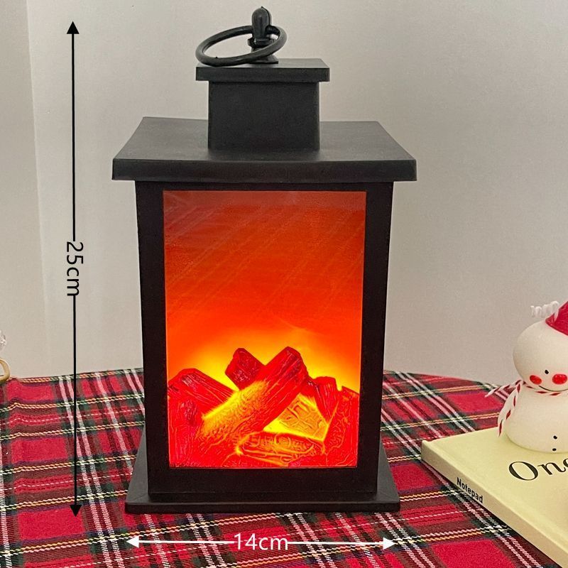 ins Winter Simulated Flame Fireplace Electronic Atmosphere Room Desktop Ornament Christmas Decorative Lamp_voghion.com