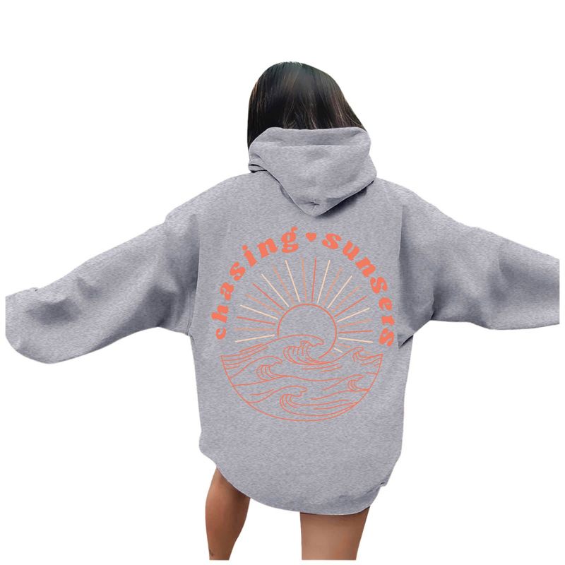 Autunno/Inverno 2025 Nuovo Cartone Animato Coreano Stampato Stile Pigro E Velluto Con Cappuccio Manica Lunga Felpa Con Cappuccio Larga Per Le Donne_voghion.com