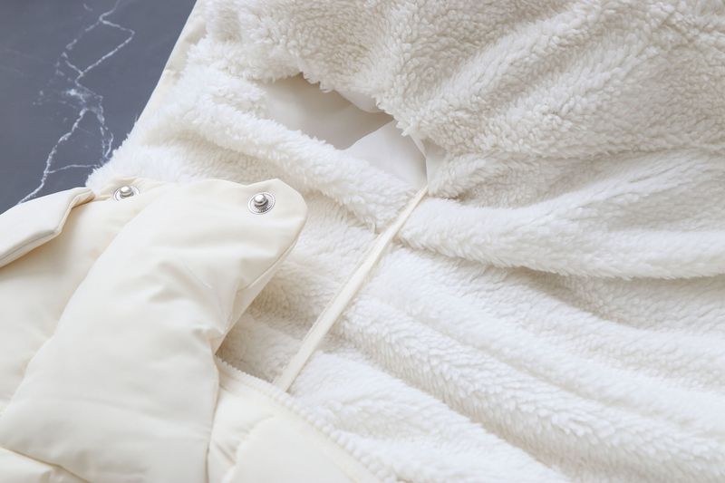 Pelele de invierno premium con capucha para bebé Mother & Kids: mono grueso acolchado de algodón para bebés y niños pequeños (66-90 cm), unisex, manga larga, con cremallera_voghion.com