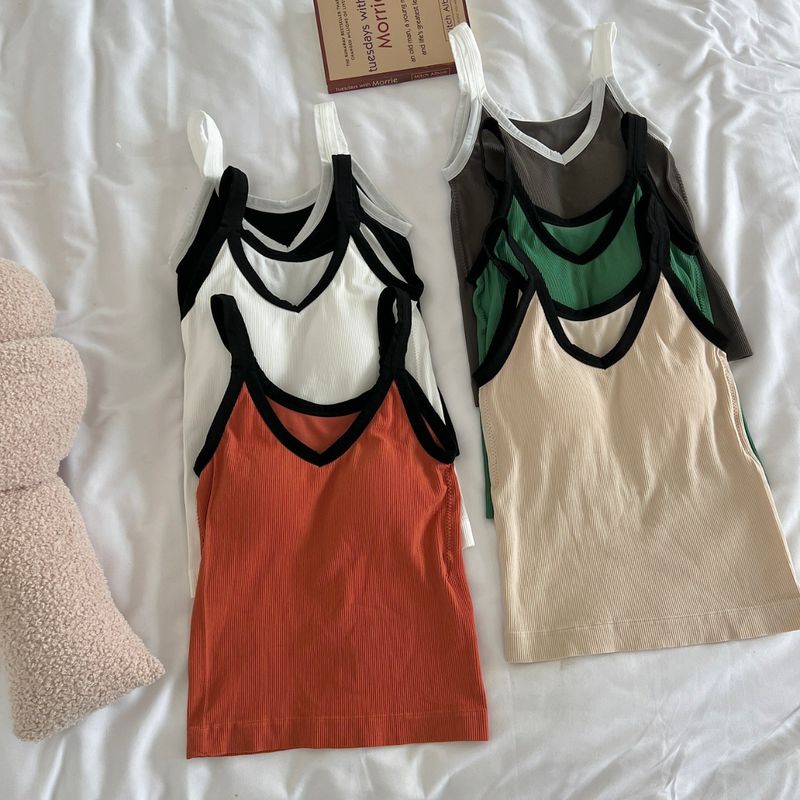 camicia da donna con fondo inferiore, abbigliamento interno, top esterno sottile senza maniche _voghion.com