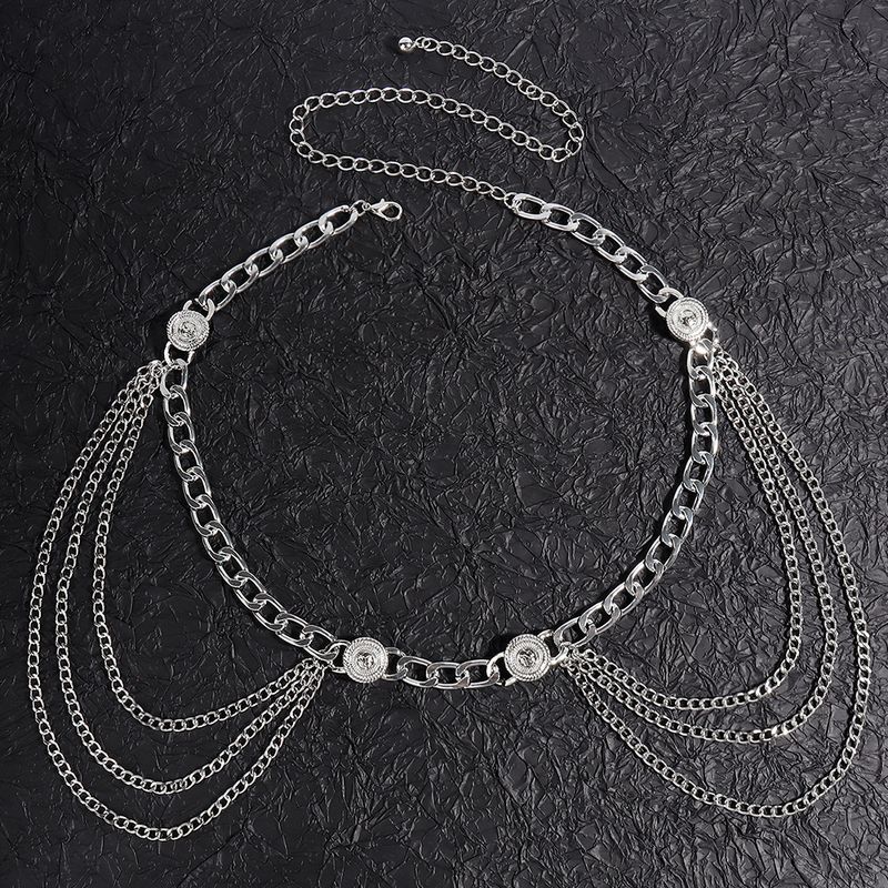 Fashionable Personality Trendy Versatile Elegant Ethnic Style Multi-layer Women's Decorative Waist Chain High-end Metal_voghion.com