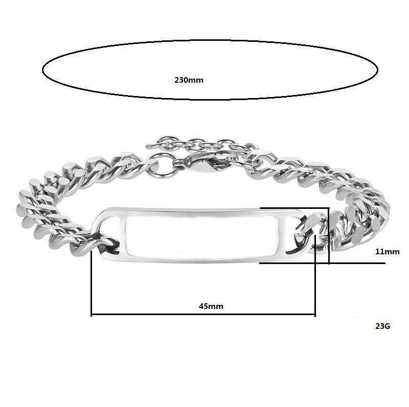 Pulsera de pareja de circonitas explosivas de acero y titanio Pulsera de corona REY REINA_voghion.com