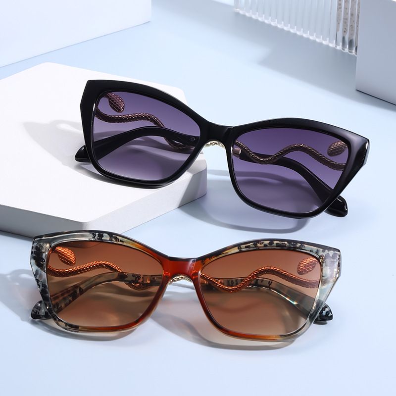 New Trade Design Snake Arm Metal Cat Eye Party Sunglasses_voghion.com