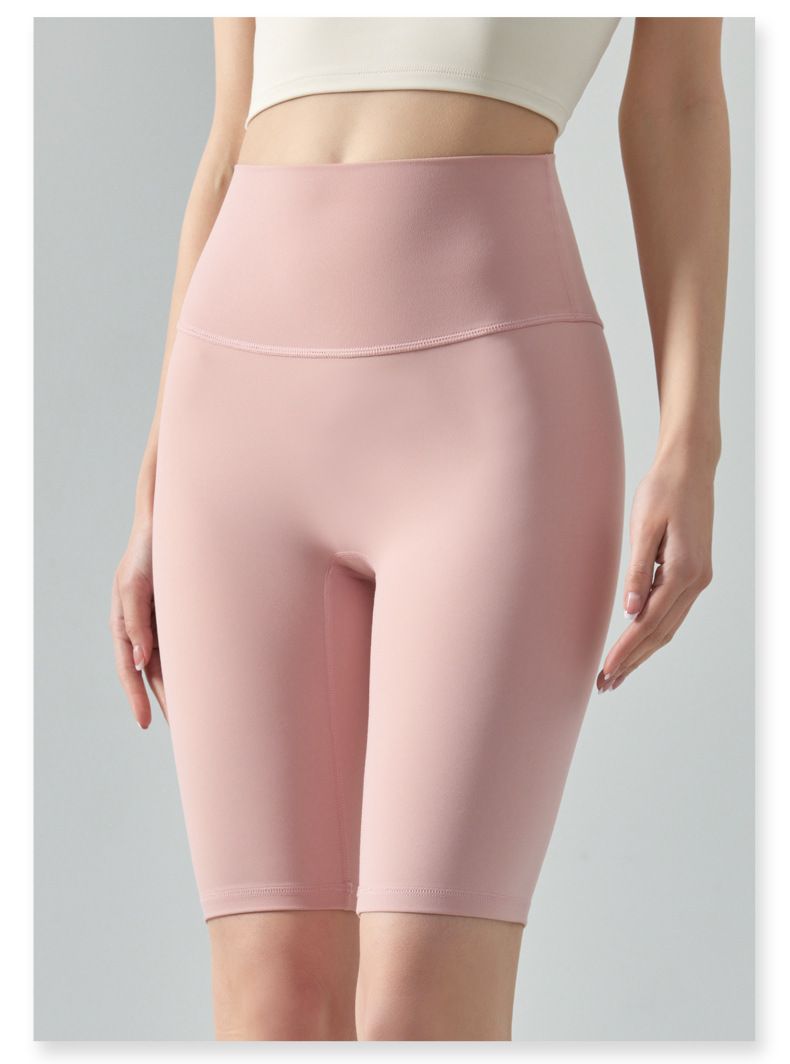 Damenbekleidung Freie Größe Coole Shorts Enge, hochelastische Sport-Radhose Europäische und amerikanische Fitness-Yoga-Shorts_voghion.com