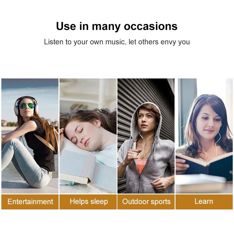 1,8 tums HIFI MP3-spelare i metall med hög ljudkvalitet, förlustfri musikspelare för instegsbruk, stöd för TF-kort/FM/e-bok, minnesstorlek: 8 GB (grå)_voghion.com