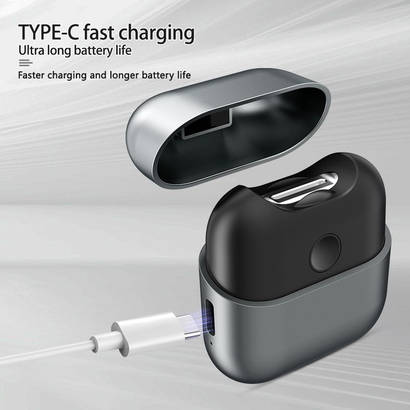 Novo mini cortador de unhas elétrico totalmente automático, universal, anti-clipe, para crianças e idosos, aparador e cortador de unhas_voghion.com