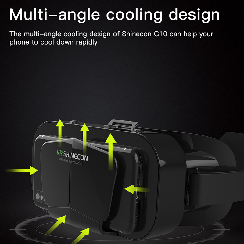 Youshi G10 VR lunettes puissant écran géant immersif Panorama itinérance lunettes de réalité virtuelle pour téléphone portable_voghion.com