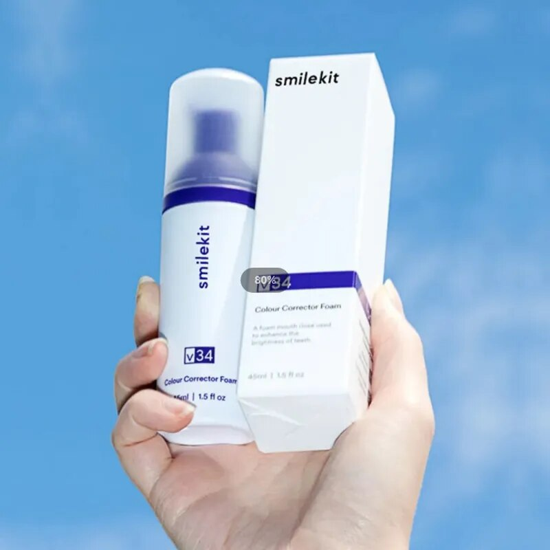V34 Purple Whitening Tooth Paste Čistí ústa Svěží dech Odstraňuje žluté skvrny Chrání zuby White Dekontaminační péče 2023_voghion.com