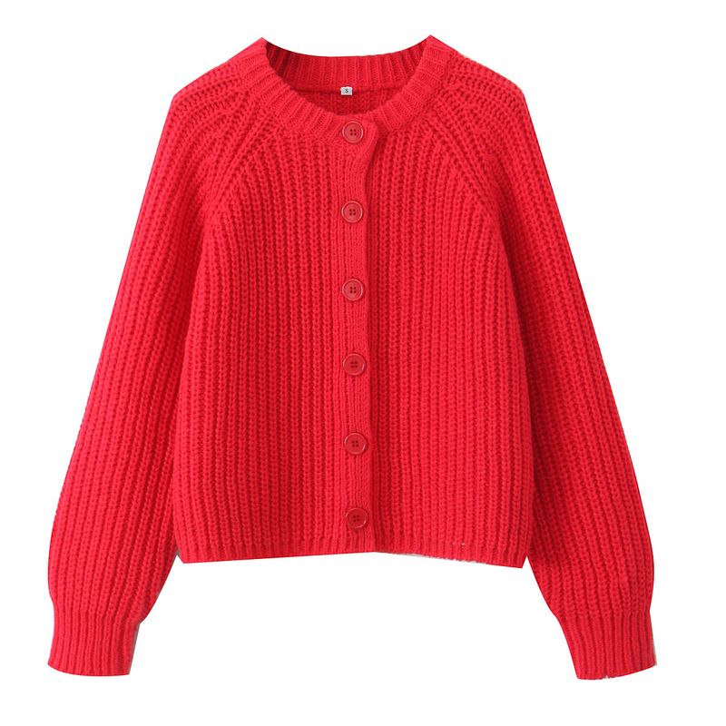 Damenbekleidung Strickjacke lockerer Pullover Damen Strickpullover beliebte 8 Farben_voghion.com