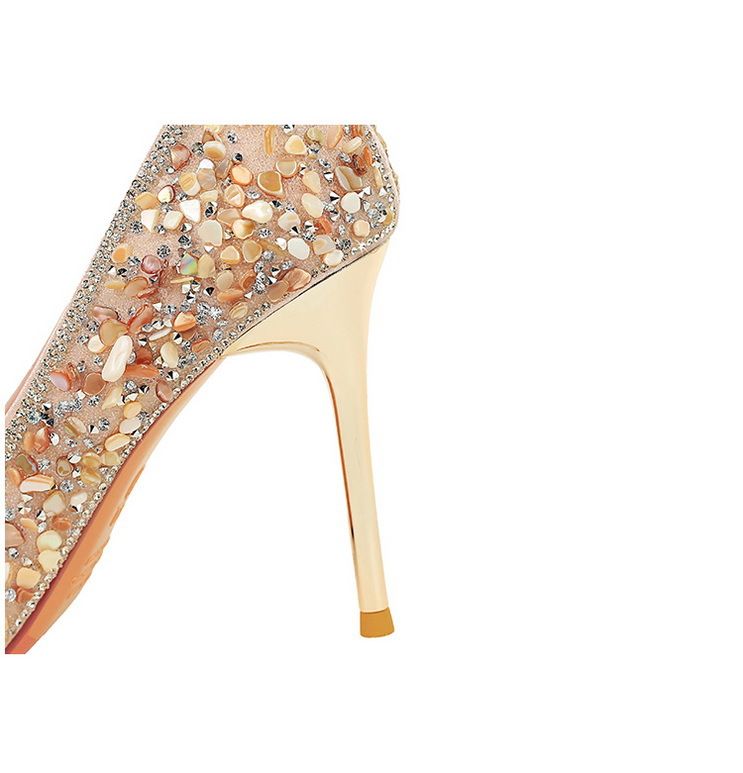 Damenschuhe mit spitzer Zehenpartie, niedrigem Absatz, vielseitig, mit Strasssteinen besetzte Brautschuhe, traditionelle Brautschuhe, Bankettschuhe_voghion.com