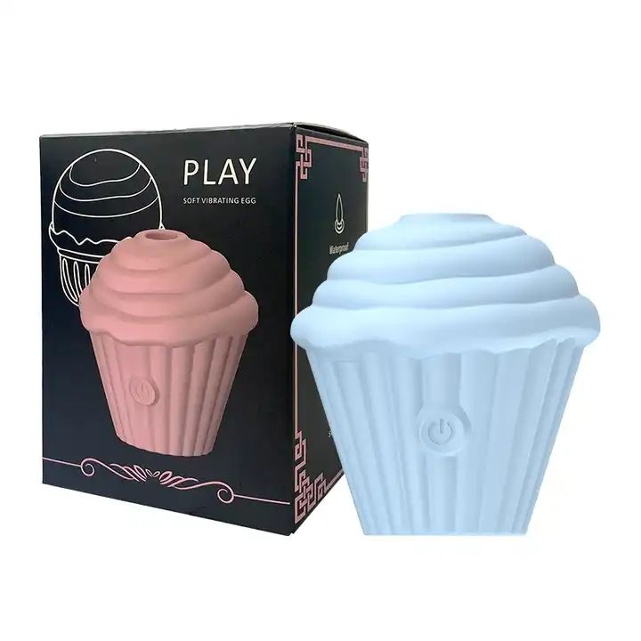Vibratore a forma di cupcake in silicone per succhiare il clitoride, giocattolo sessuale per donne, stimolatore del punto G del capezzolo, uovo vibratore a forma di gelato per donne_voghion.com