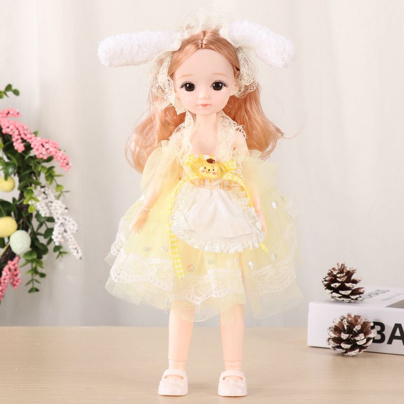 Muñeca de vestir de 30 cm, simulación de princesa Barbabi, niña, regalo de cumpleaños, juguete para niños, caja de regalo._voghion.com