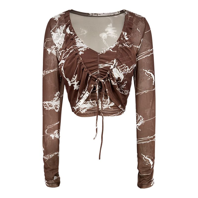 Completo sportivo estivo da donna LazyZoom: cardigan da yoga in rete, canotta a maniche lunghe, completo da due pezzi con laccetti fitness_voghion.com