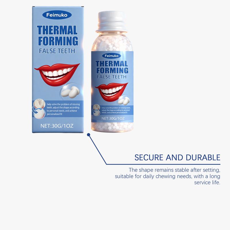 Feimuko Zahnersatzmodifikation, schönes Naturmaterial, sanfter und bequemer, täglich tragbarer, fester Beißring_voghion.com