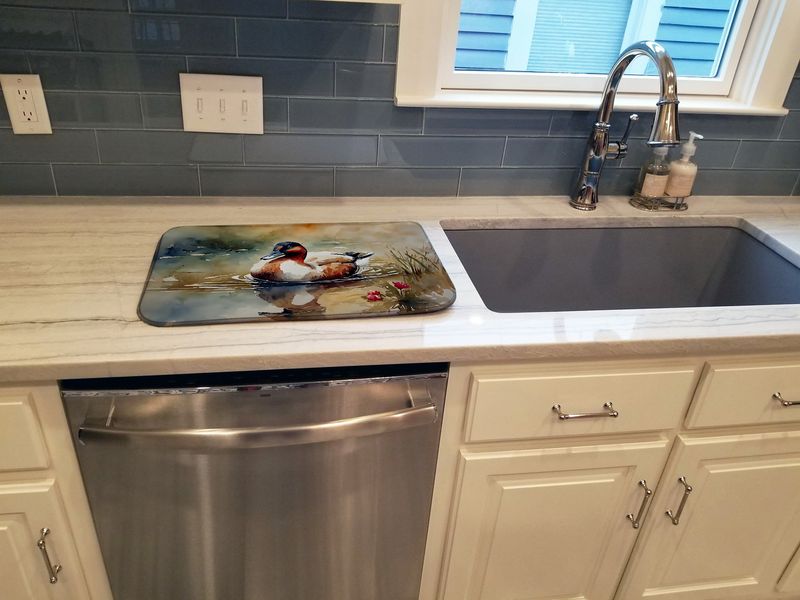Canvasback Dish Drying Mat Absorbent Dish Drying Mat Pad for Kitchen Counter Dish Drainer Mat for Countertop, 14 x 21", Multicolor_voghion.com