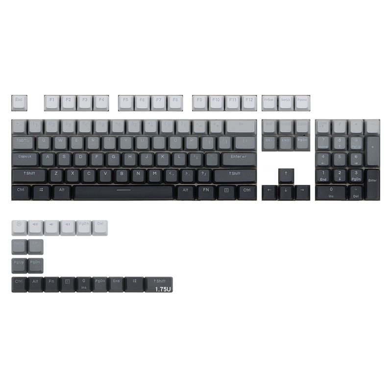 Kappe Pavilion Polar Day PBT Transparent OEM-Tastenkappe 68 84 87 104 Mx1.0 6.0 8.0 Nical-Tastatur_voghion.com