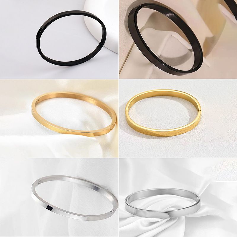 Diamond Bracelet Women Bracelets Gold Titanium Steel Bracelet Stainless Steel Bracelet For Women, High-End Simple Design, Customizable Engraving, Adj_voghion.com