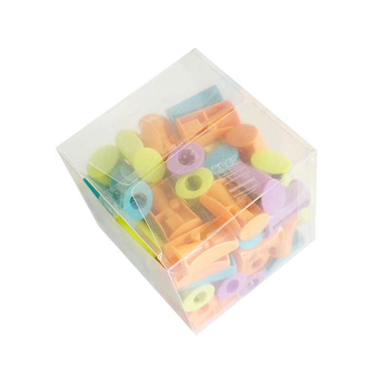 72-Pack Colorful Pencil Sharpeners, Bulk Cute Geometric Pencil Sharpener Set For School, Office & Art Supplies, Manual Plastic Sharpener_voghion.com