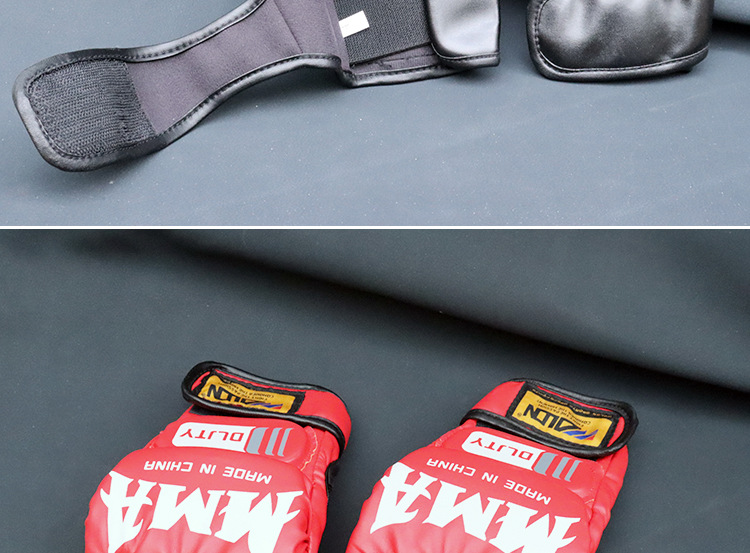 MMA with Leaky Finger, Adult and Children's Fighting Sandbag Protector, Sandboxing Muay Thai Half Finger Boxing Set_voghion.com