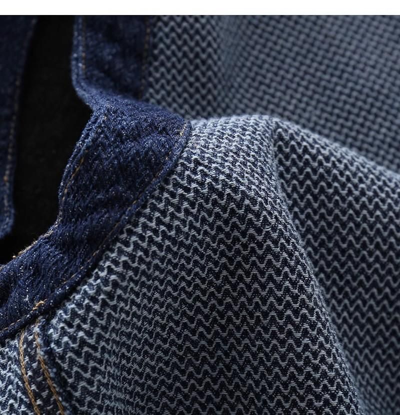 Classic Denim Deep Blue Daytime Single Men's Casual Vest Versatile V-neck Small Jacket Trend_voghion.com