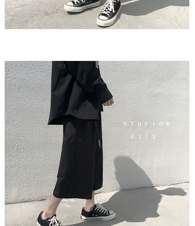 Pantaloncini casual larghi e dritti Falling Sensation, larghi e versatili, belli, pantaloni da spiaggia estivi tagliati per_voghion.com