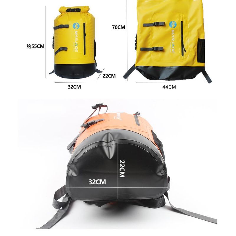 Backpack Water Activities, Outdoor Rafting Bag, MARJAQE Waterproof Bag For Hiking, Beach, Camping_voghion.com