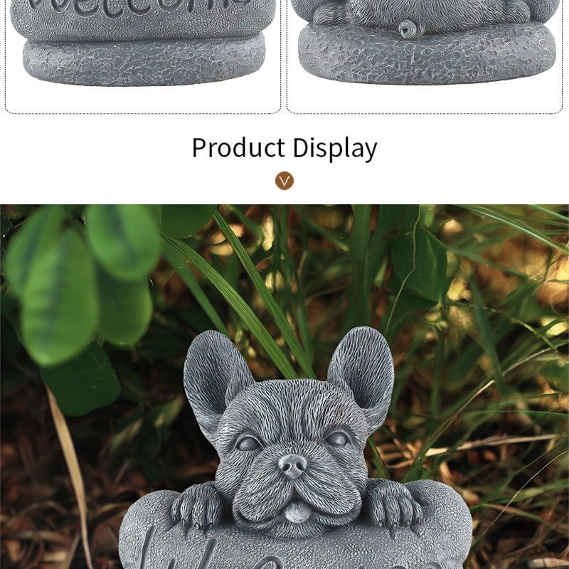 Nuovo cartello stradale con indicatore di benvenuto per cuccioli da giardino, decorazione per prato e cortile_voghion.com
