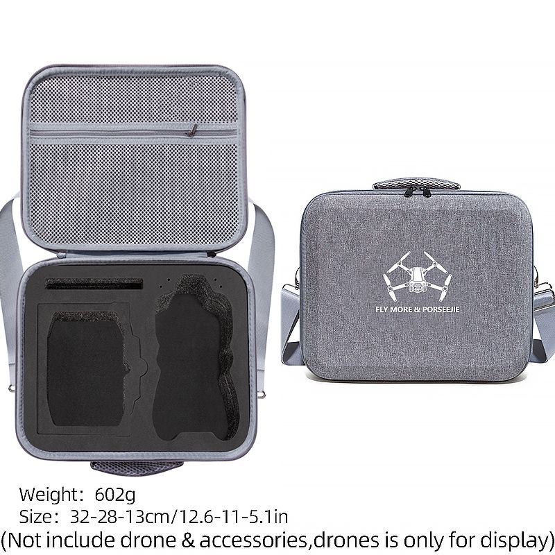 for DJI 3S Storage Air 3 Drone And Accessories Travel Shoulder Organizer Bag Gray_voghion.com