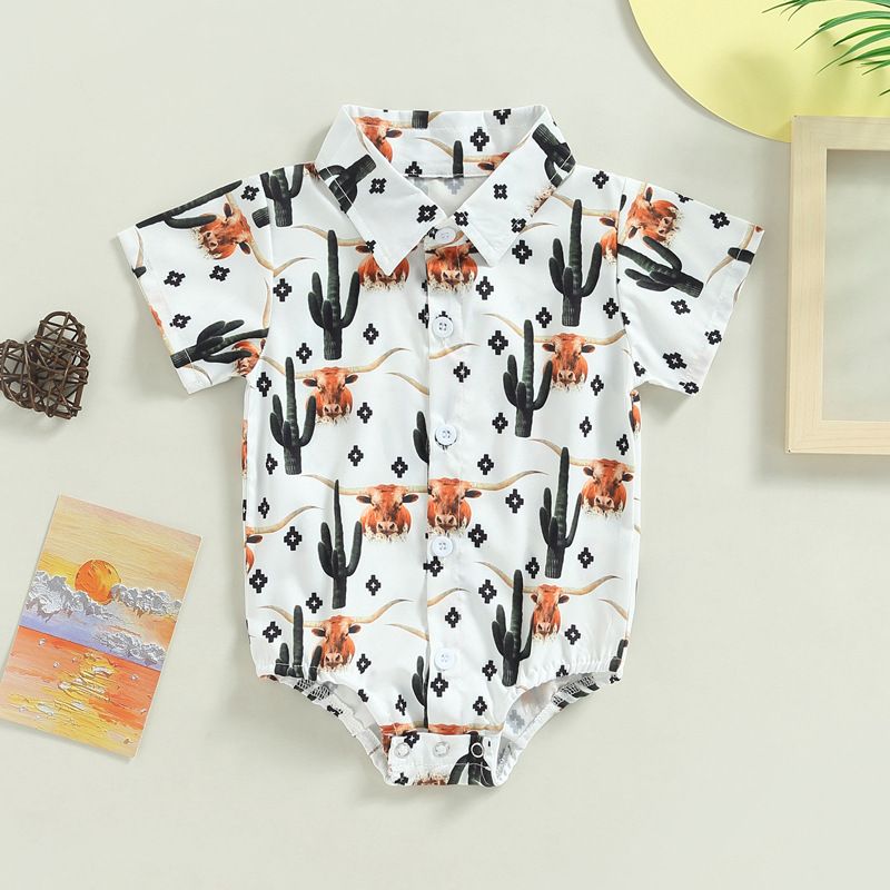 Macacão infantil para menino, bolsa de abotoamento simples, jaqueta de peido, macacão de manga curta para engatinhar, moletom com capuz_voghion.com