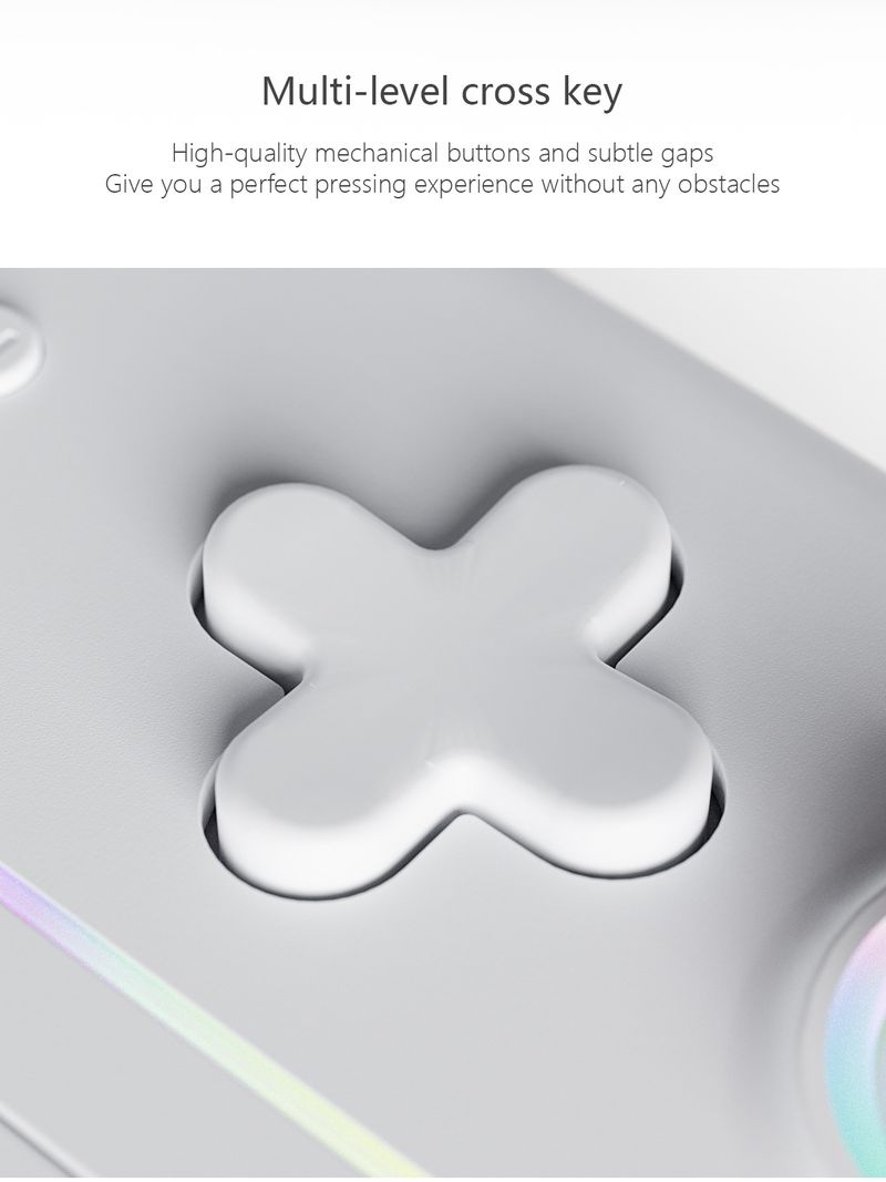 LinYuvo Switch Joy Con Mechanical Button With Adhesive Backing, Colorful Lights, Macro Function, Bluetooth Game_voghion.com