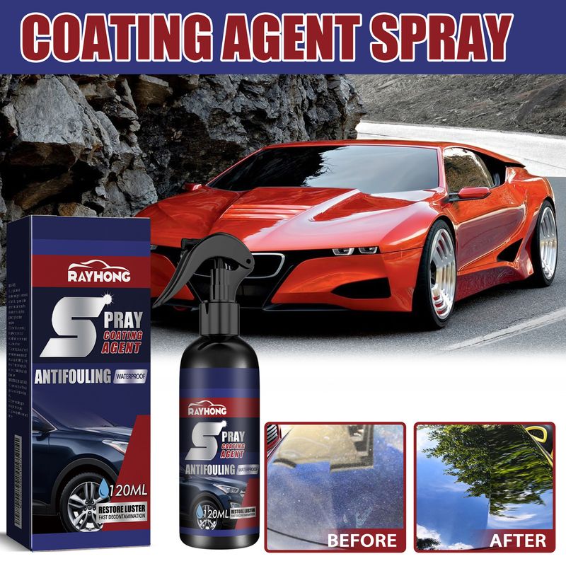 Spray de acoperire auto, nano-întărire, decontaminare a vopselei, înnegrire și strălucire, acoperire auto_voghion.com