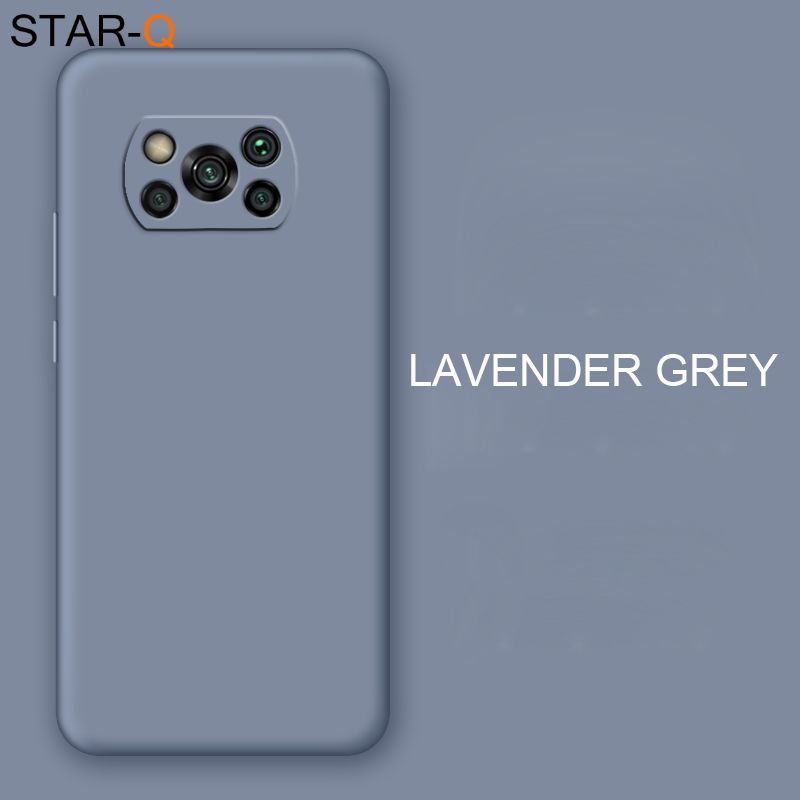 Nova capa de silicone líquido para celular Xiaomi Poco X3 NFC M2 F2 Pro X2 global, capas traseiras protetoras macias originais_voghion.com