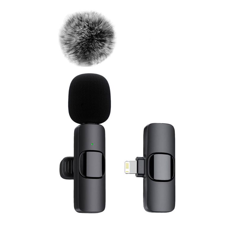 Lavalier Mini Wireless Microphone For Smartphone PC For Vlog Audio Video Recording Game Teaching_voghion.com