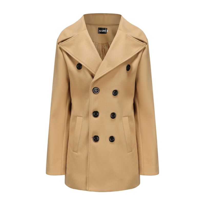 European style new clothing, British gentleman's men's mid to length long sleeved coat, autumn and winter woolen coat_voghion.com