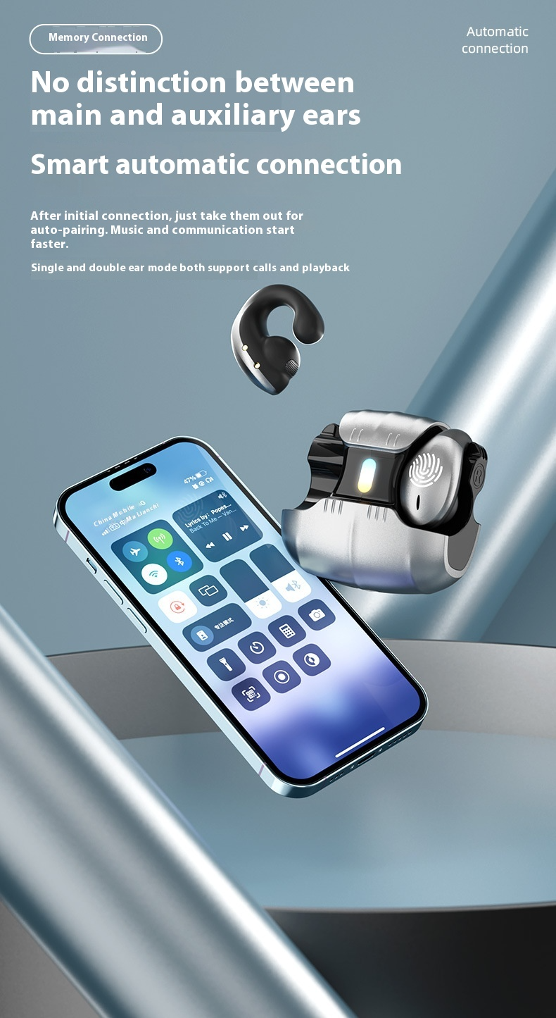 Écouteurs Bluetooth à clip ouverts les plus vendus en 2025 - Casques sans fil non intra-auriculaires à crochet, vente directe d'usine. Article phare_voghion.com