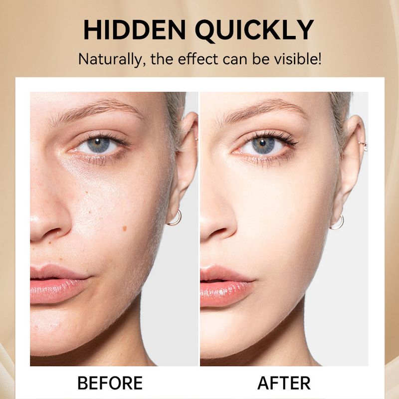AOJN Flawless Foundation Cream - Waterproof Oil-Control Full Coverage Hydrating Lightweight Foundation_voghion.com