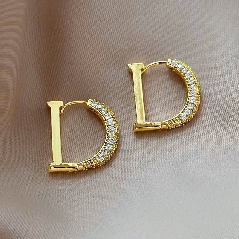 Accessori da donna Dia Set Semplice Temperamento Design Senso Trend Orecchini_voghion.com