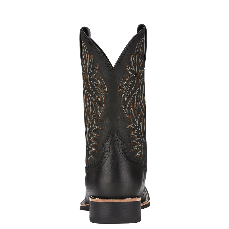 Pantofi bărbătești cu broderie retro sculptată, cu cap lat, cizme western de cowboy, model înalt_voghion.com