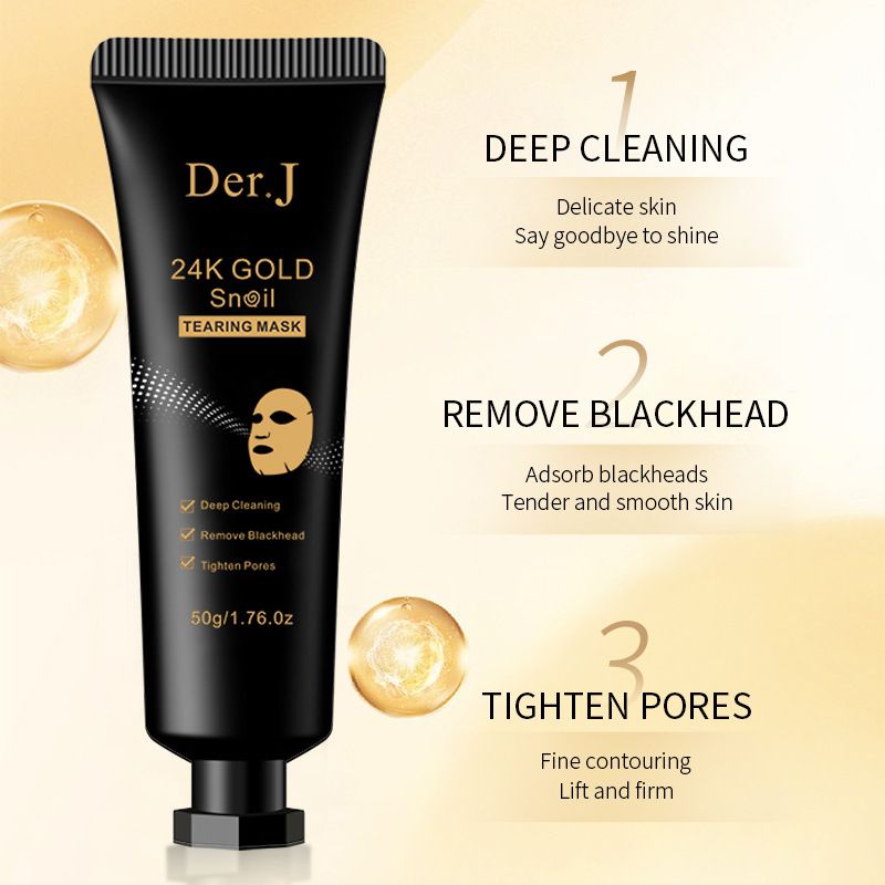 Der.J Golden Snail Peel-off Mask per la pulizia e la riduzione dei pori (inglese completo)_voghion.com